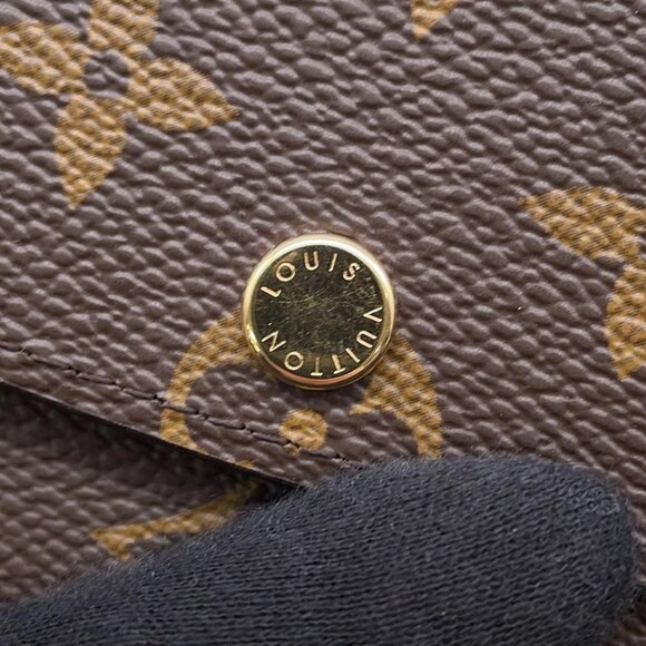 LOUIS VUITTON Portefeuille Emilie Monogram Rose Ballerine - Picture 7 of 11